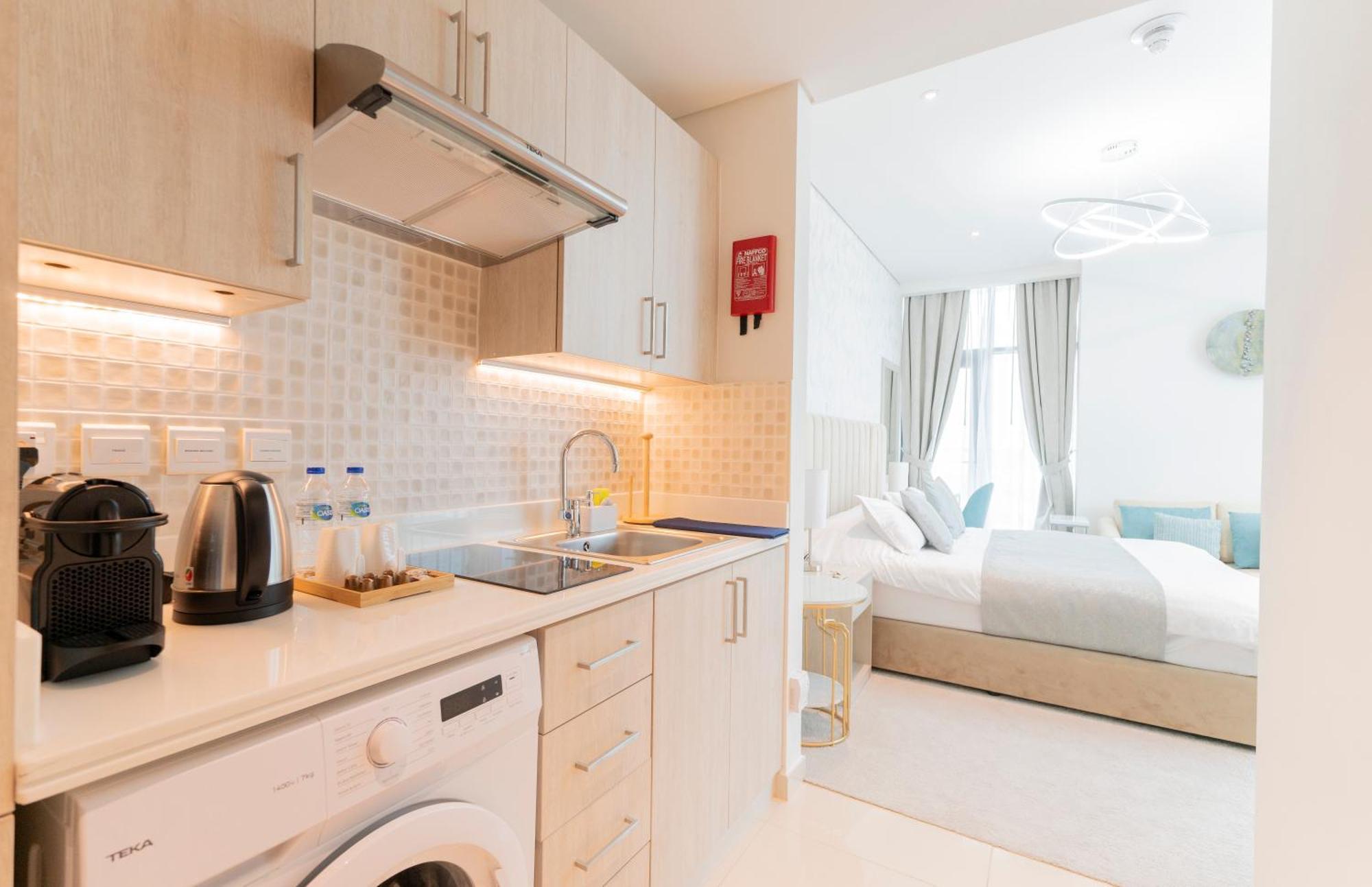 Studio With Private Beach Access At Palm Jumeirah Dubai Eksteriør billede