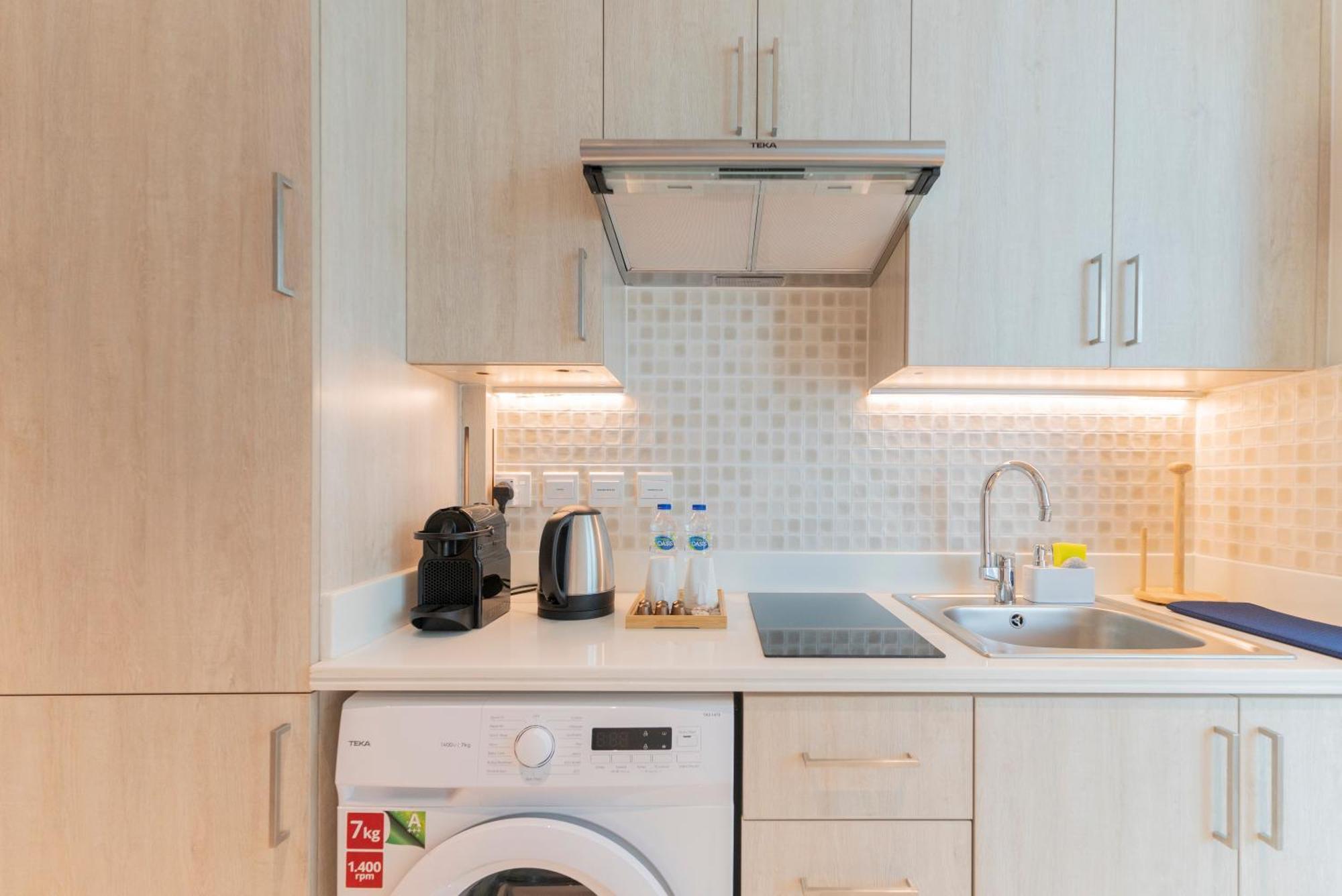 Studio With Private Beach Access At Palm Jumeirah Dubai Eksteriør billede