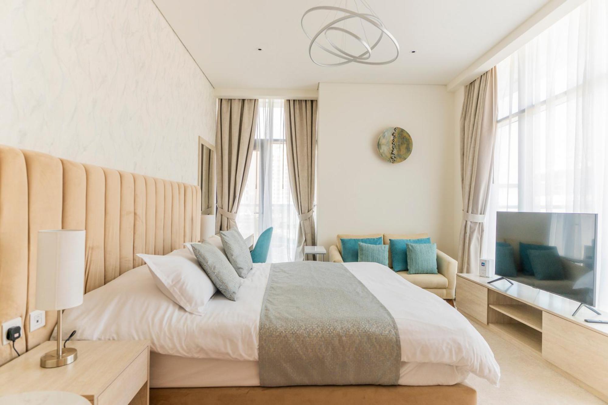 Studio With Private Beach Access At Palm Jumeirah Dubai Eksteriør billede