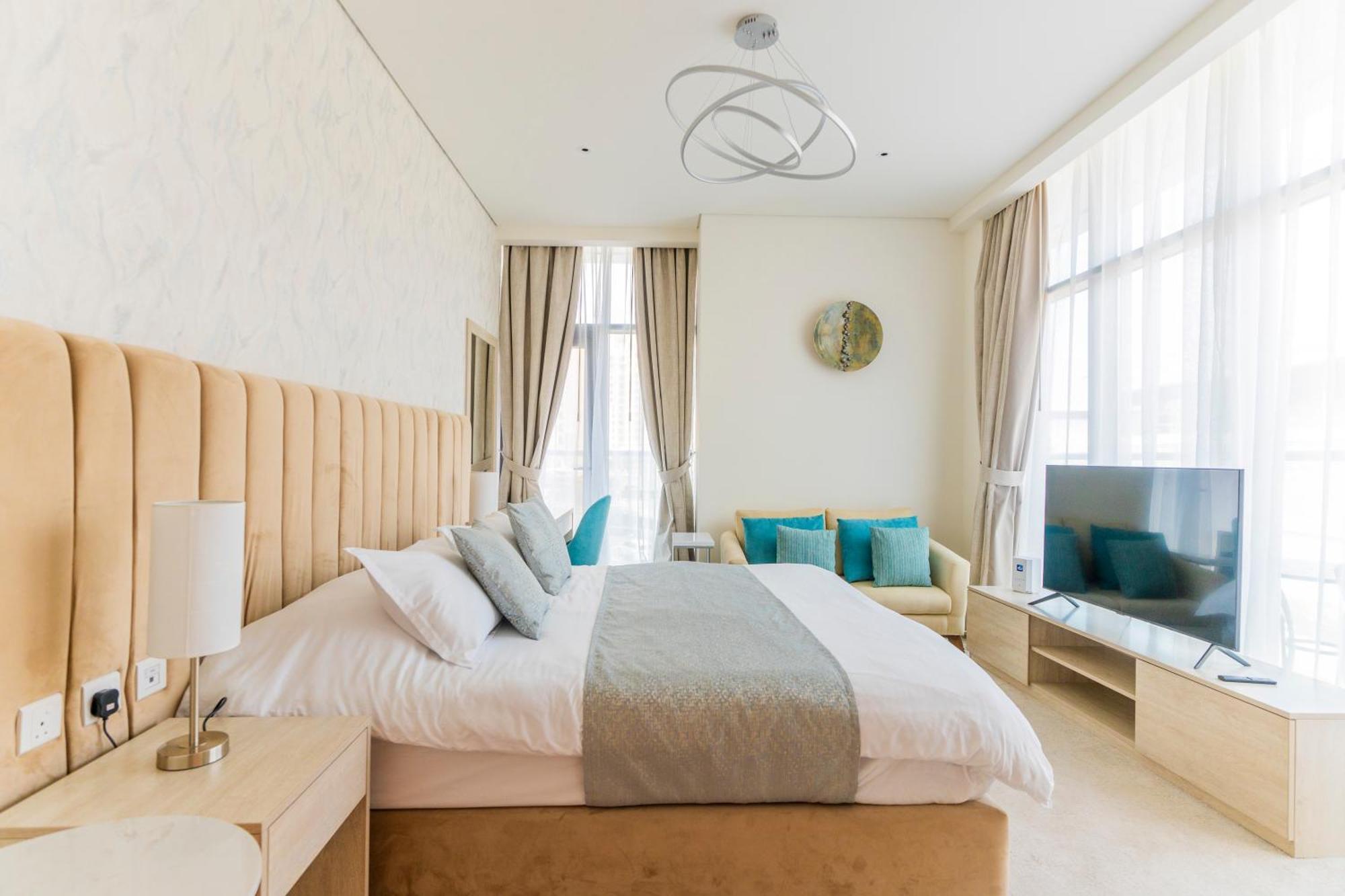 Studio With Private Beach Access At Palm Jumeirah Dubai Eksteriør billede