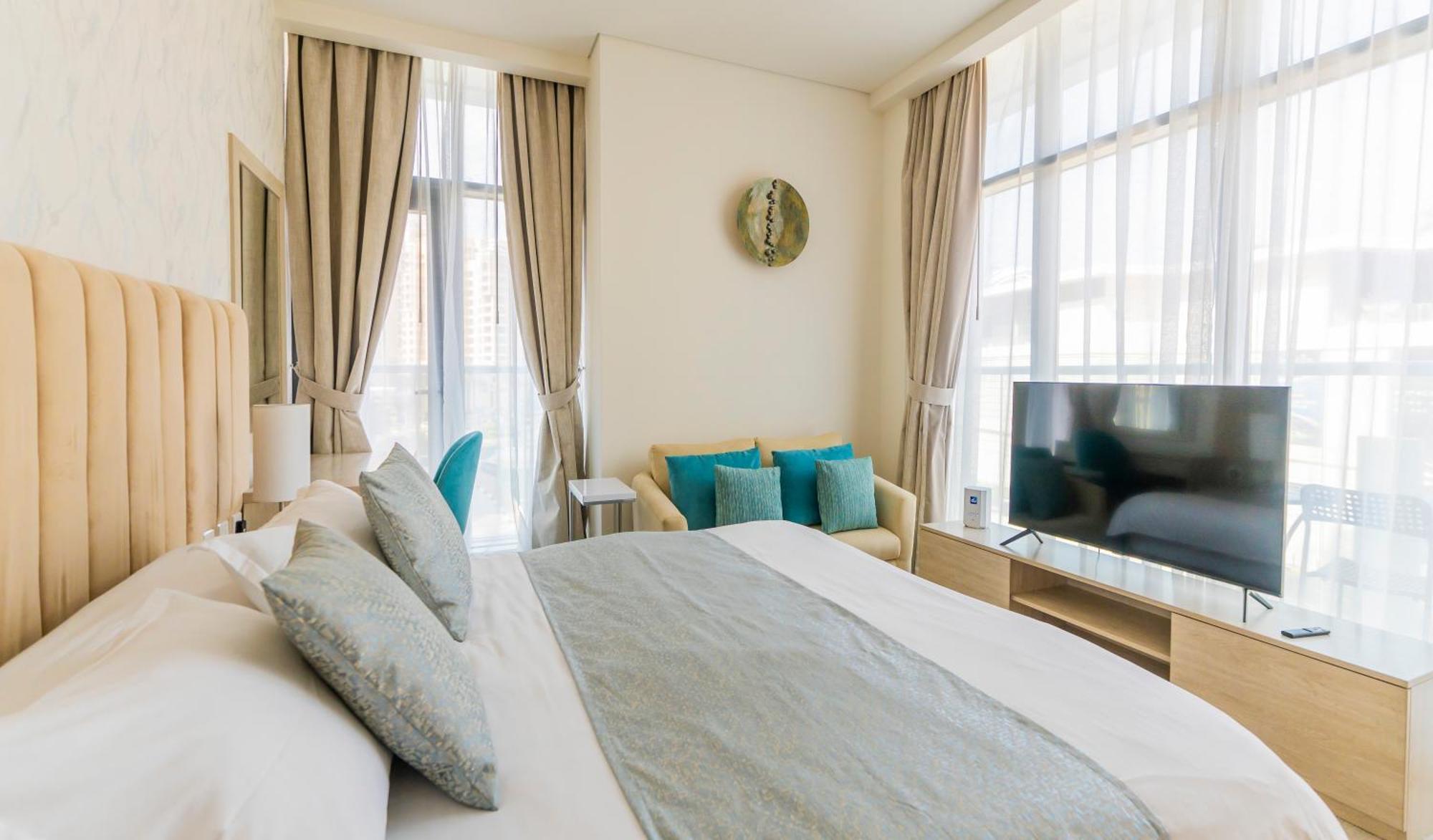 Studio With Private Beach Access At Palm Jumeirah Dubai Eksteriør billede